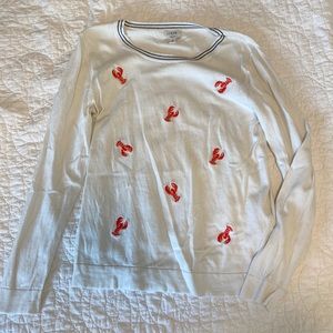 J. Crew Lobster Crew Sweater